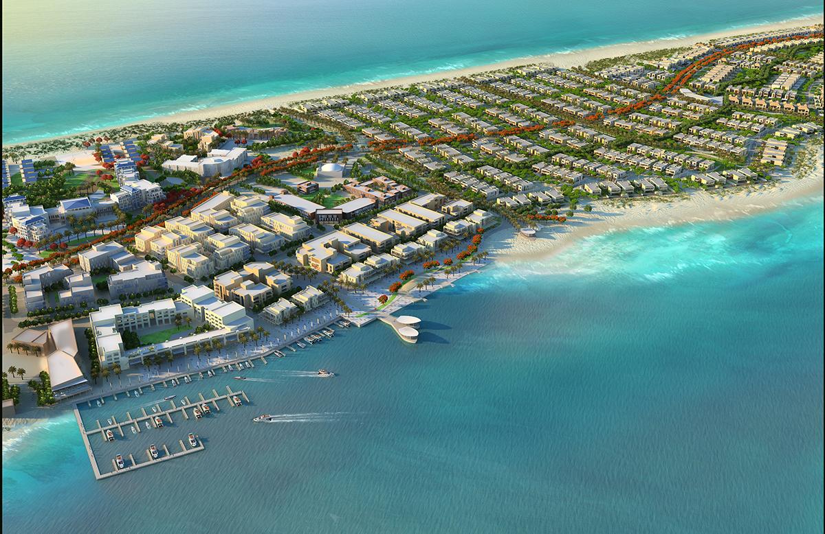 Hidd Al Saadiyat private beach villas with panoramic sea views
